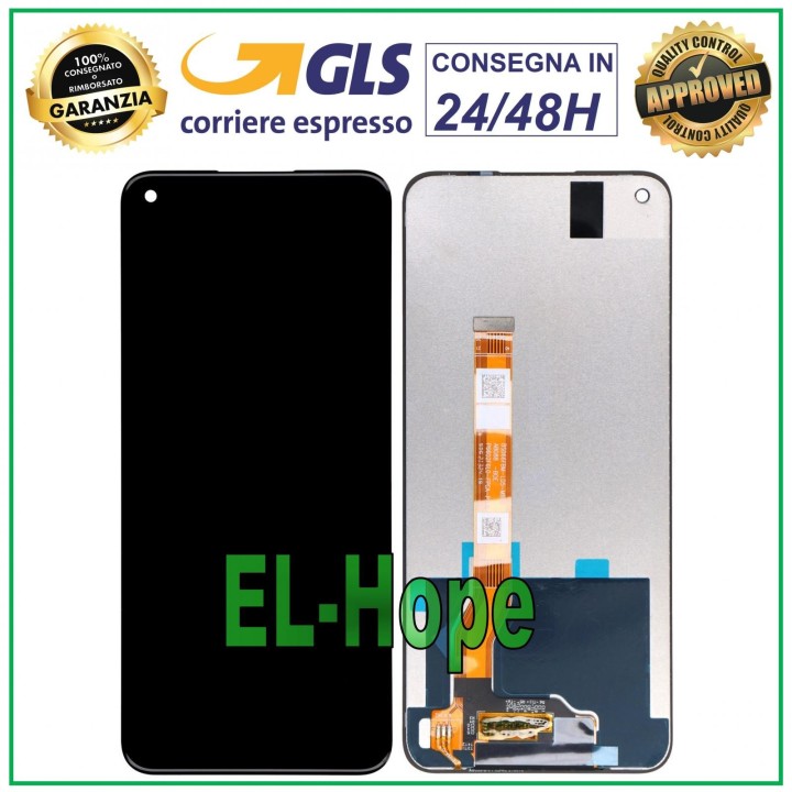 Écran tactile LCD en verre pour Oppo Realme Narzo 50 4G RMX3286