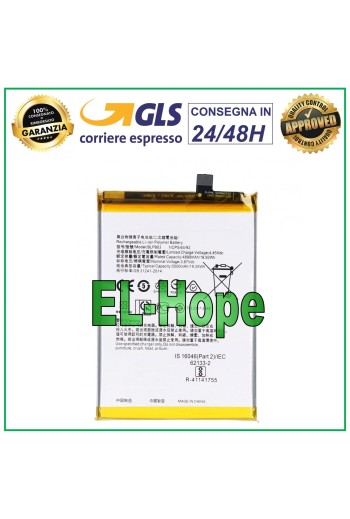 Batterie BLP803 pour Oppo A92S A93 CPH2121 e'quivalente a' le originale 5000 mAh