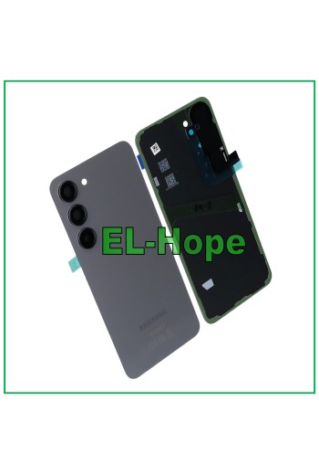 Coque de batterie de origine Samsung Galaxy S23 5G SM-S911B en verre gris