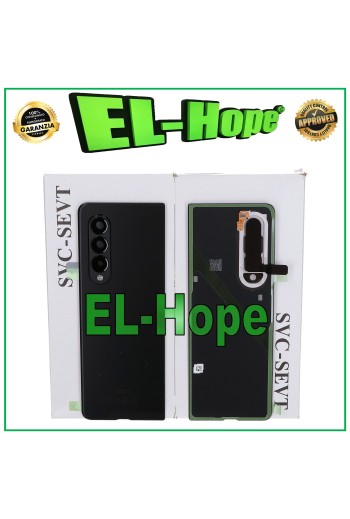 Coque arrie're noire de origine pour Samsung Galaxy Z Fold 3 5G SM-F926