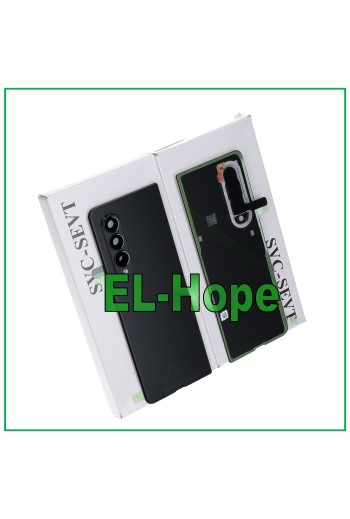 Coque arrie're noire de origine pour Samsung Galaxy Z Fold 3 5G SM-F926