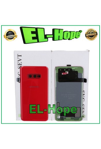 Coque arrie're et cache batterie de origine Samsung Galaxy S10E SM-G970 FN rouge