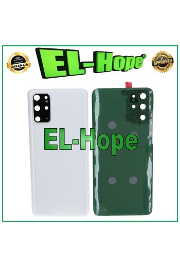 Cache batterie pour Samsung Galaxy S20 Plus SM-G986, coque arrie're blanche