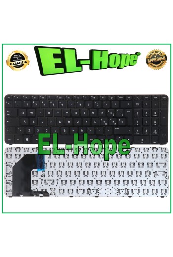 Clavier italien pour ordinateur portable HP 15-B032EL B033EL B035EL B105EL B106EL, noir