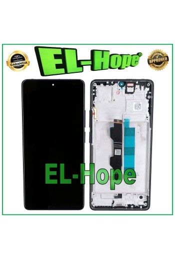 Écran tactile LCD OLED pour Xiaomi Poco M6 Pro 4G 2312FPCA6G 2024, cadre noir