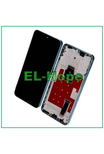 Écran LCD + cadre pour Honor 90 Lite CRT-NX1 Écran tactile en verre Bleu