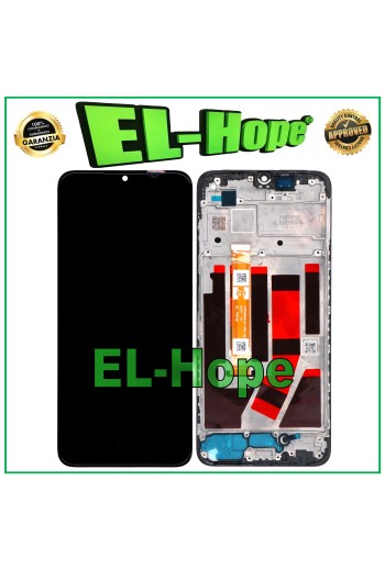 Cadre de e'cran LCD pour Oppo A38 4G CPH2579 / A18 CPH2591, e'cran tactile en verre noir
