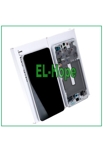 Écran LCD tactile de origine Samsung Galaxy S21 FE SM-G990B blanc