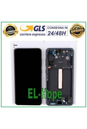 Écran LCD 100 % de origine Samsung Galaxy S21 FE SM-G990B tactile noir gris
