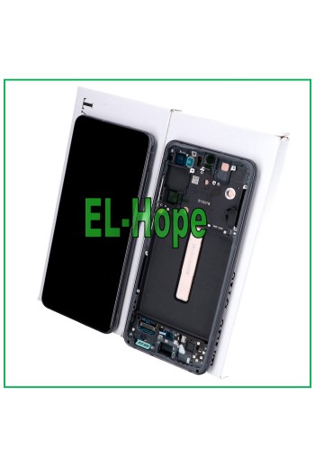 Écran LCD 100 % de origine Samsung Galaxy S21 FE SM-G990B tactile noir gris