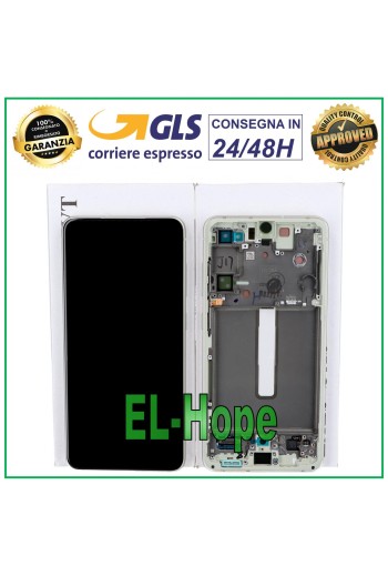 Écran LCD de origine Samsung Galaxy S21 FE SM-G990B tactile vert