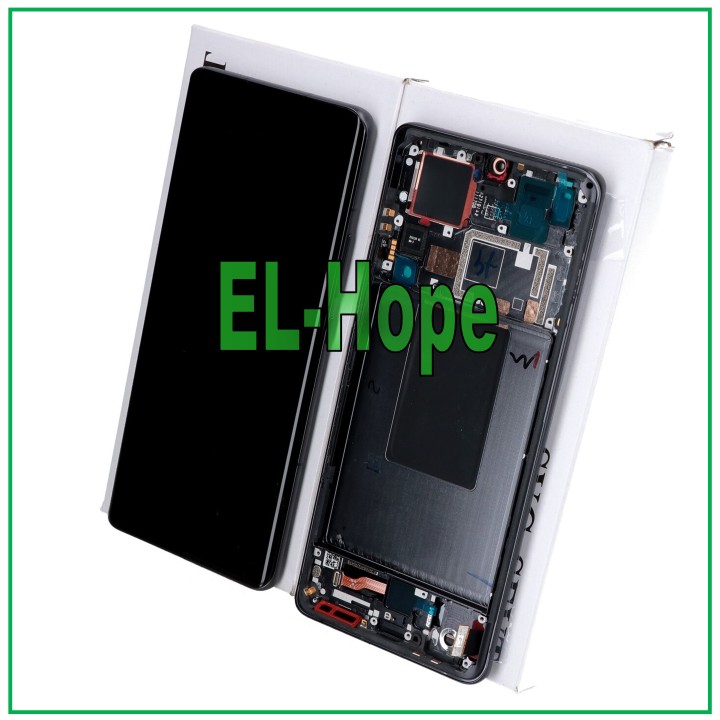 Écran LCD tactile 100 % de origine pour Xiaomi Mi 12S Pro 2022, cadre en verre noir terni