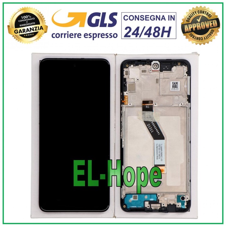 Écran tactile et châssis LCD de origine pour Xiaomi Redmi Note 11S 5G (22031116BG)