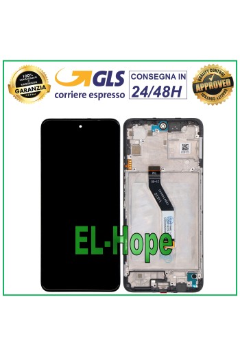 Cadre de e'cran LCD tactile noir pour Xiaomi Redmi Note 11T 5G 2021 21091116AI