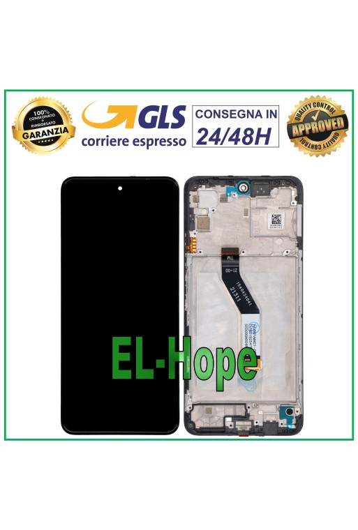 Écran LCD + châssis pour Xiaomi Redmi Note 11S 5G 2021 22031116BG Écran tactile noir