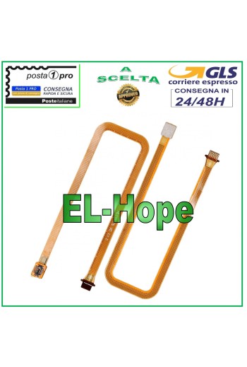 Câble plat flexible pour capteur de empreintes digitales pour Huawei Enjoy 8 Plus