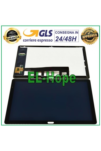 Écran LCD tactile en verre noir pour Huawei MediaPad M5 Lite 10 BAH2-W19 AL00