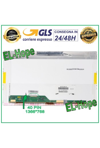 Écran LCD LED HD 15,6 pouces pour ordinateur portable LP156WH2-TLQ2, 40 broches, fin, 1 366 x 768