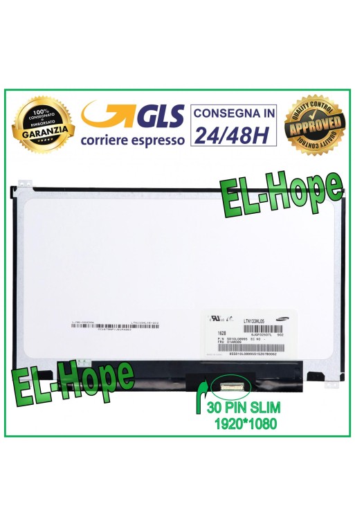 ÉCRAN LP133WF2 SP L1 L6 L7 L9 ÉCRAN LCD POUR ORDINATEUR PORTABLE 13,3 30 BROCHES SLIM 1920*1080