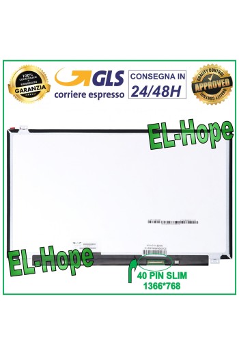 Écran LCD LP156WHB-TLC2 pour ordinateur portable 15,6 pouces, 40 broches, fin, 1366 x 768, e'cran LED HD