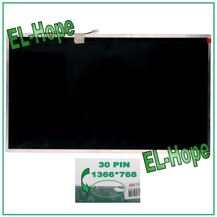 ÉCRAN LTN156AT01-L01 POUR ORDINATEUR PORTABLE LCD 15,6 30 BROCHES 1366*768 HD