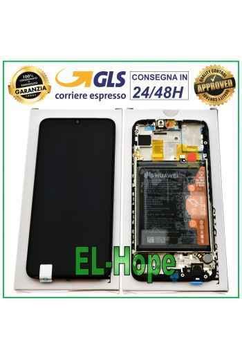 Écran LCD tactile de origine avec châssis et batterie pour Huawei Enjoy 9S Noir