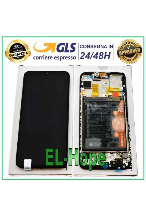 Écran tactile et batterie de origine pour Huawei P Smart Plus 2019 POT-LX1T Noir