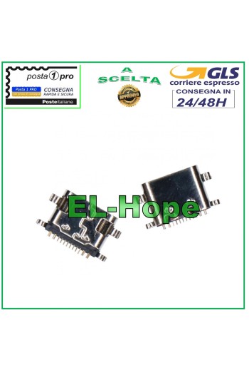 CONNECTEUR DE CHARGE MEDIACOM HUAWEI GOODTEL SAMSUNG ALCATEL TYPE C 12 BROCHES DE CHARGE