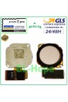 Touche plate avec capteur de empreintes digitales pour Huawei P8 Lite 2017 PRA-LA1 Or