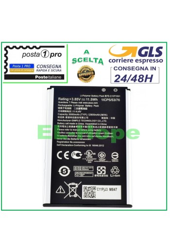 Batterie C11P1501 pour ASUS Zenfone Selfie ZD550KL ZD551KL Z00UD, identique a' le originale