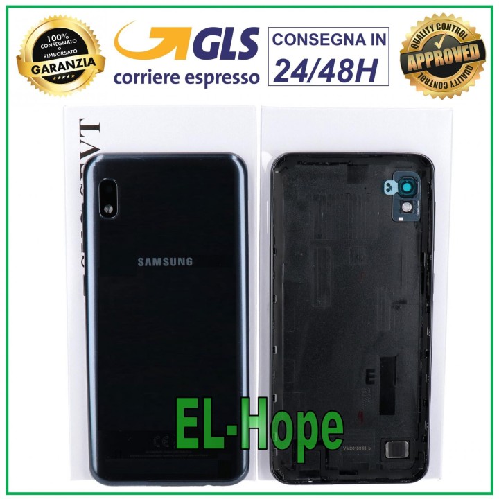 Coque arrie're de origine noire pour Samsung Galaxy A10 SM-A105