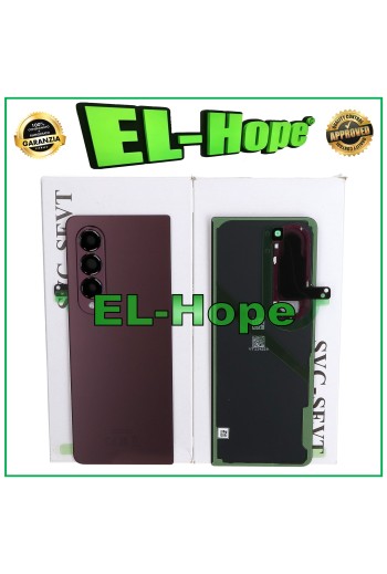 Coque arrie're bordeaux de origine pour Samsung Galaxy Z Fold 4 5G SM-F936B