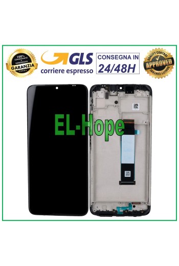 Écran LCD + châssis pour Xiaomi Redmi 9T M2010J19SY Écran tactile en verre