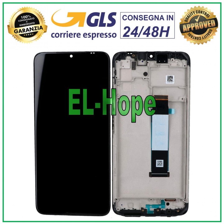 Écran LCD + châssis pour Xiaomi Redmi 9 Power / Note 9 4G 2020 Écran tactile en verre