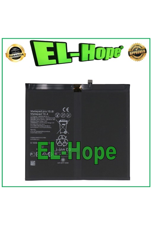 Batterie HB28D8C8ECW-12 pour Huawei MatePad Pro MRX-W09 Wi-Fi 2019 (Original)