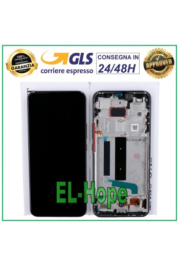Écran LCD + e'cran tactile de origine Xiaomi Mi 10 Lite 5G M2002J9S, cadre noir
