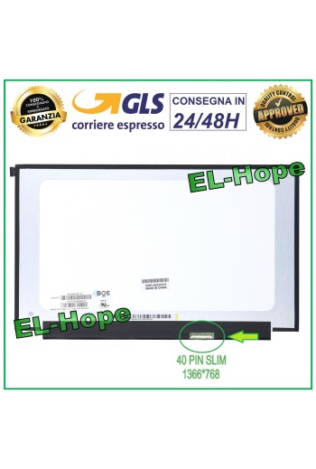 Écran LCD NT156WHM-T03 pour ordinateur portable 15,6 pouces, 40 broches, fin, 1366 x 768, HD LED