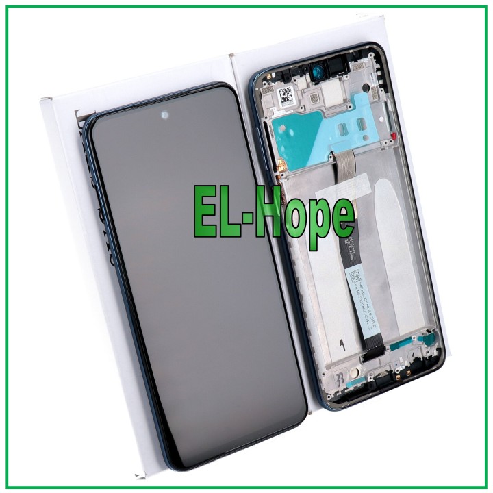 Écran tactile de origine + cadre Xiaomi Redmi Note 10 Lite, e'cran noir