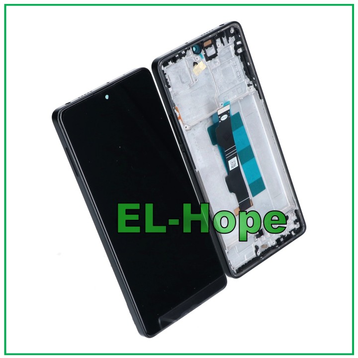 Écran tactile TFT LCD pour Xiaomi Poco M6 Pro 4G 2312FPCA6G 2024, cadre noir