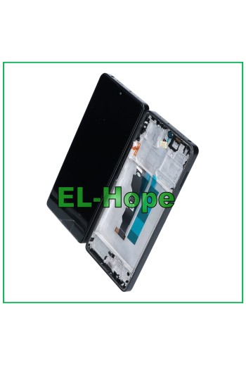 Écran tactile TFT LCD pour Xiaomi Poco M6 Pro 4G 2312FPCA6G 2024, cadre noir