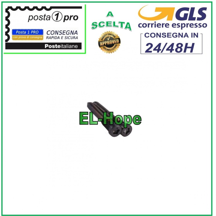 Paire de 2 vis pentalobes pour iPhone 11/12/13/14 Pro Max Plus noires Torx