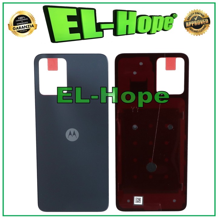 Cache batterie arrie're de origine pour Motorola Moto G13 XT2331 Noir