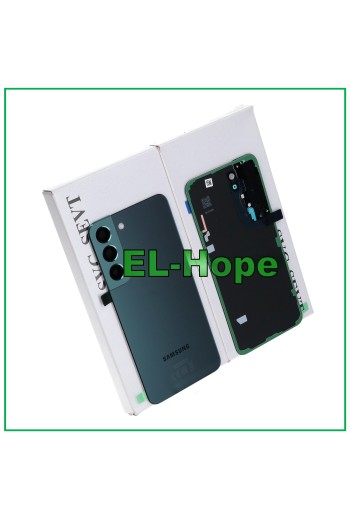 Coque de protection en verre pour Samsung Galaxy S22 SM-S901, couleur verte