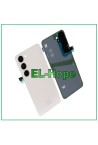 Coque arrie're en verre cre'me pour Samsung Galaxy S23 5G SM-S911B