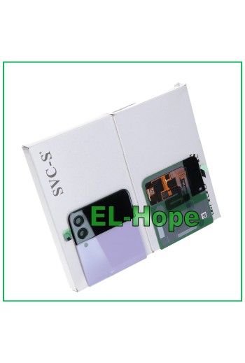 ÉCRAN EXTERNE EN VERRE ORIGINAL SAMSUNG GALAXY Z FLIP 3 5G SM-F711B VIOLET