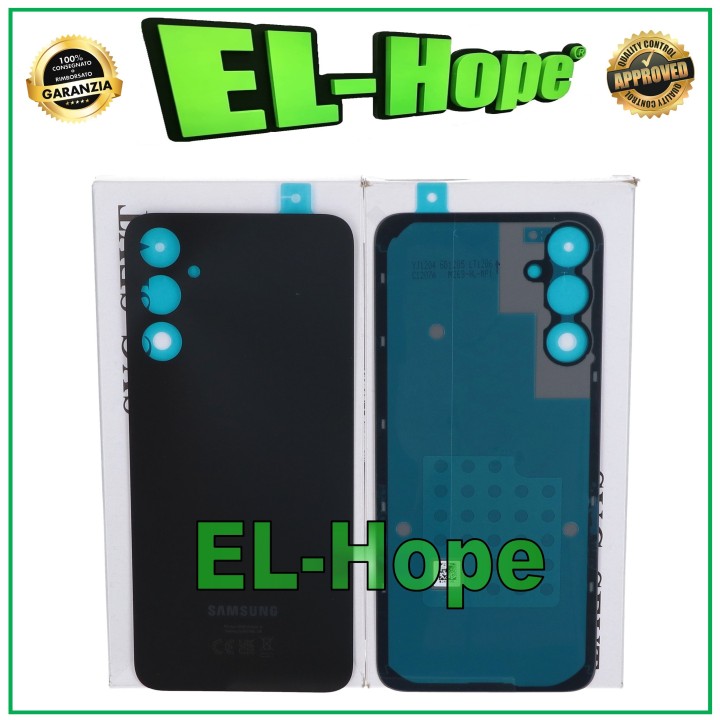 Cache batterie arrie're noir de origine pour Samsung Galaxy A05S SM-A057
