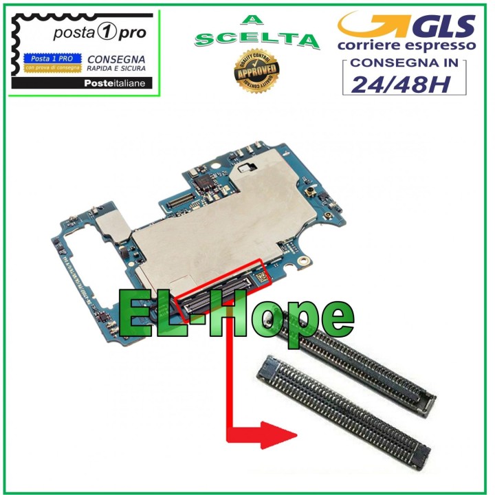 Connecteur de e'cran LCD FPC Contact Carte me're Samsung Galaxy A71 SM-A715 F