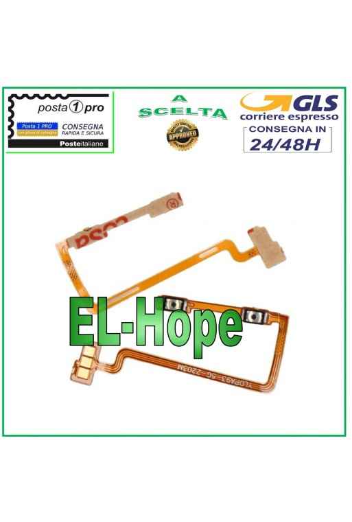 Touches late'rales flexibles et plates, bouton de volume haut/bas pour Oppo A93 5G PCGM00
