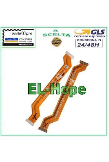 Câble plat flexible pour e'cran LCD de la carte me're Oppo Realme 8 RMX3085