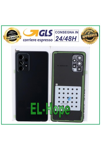Cache batterie noir de origine pour Samsung Galaxy A72 SM-A726 5G